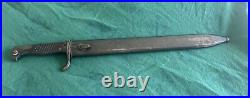 Original German Butcher WWI Model 1898/05 Bayonet with scabbard