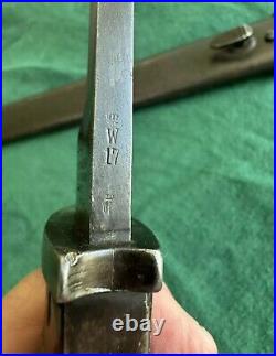 Original German Butcher WWI Model 1898/05 Bayonet with scabbard