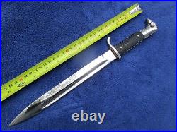 Original German Dress Bayonet And Scabbard With Frog Double Maker Pack Solingen