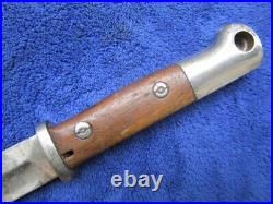 Original German Ww1 M1914 Bayonet And Scabbard Rare Maker Friedrich Plucker