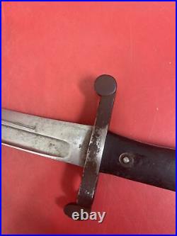 Original Portugese M1885 Austria Steyr Arsenal Made Bayonet And Scabbard