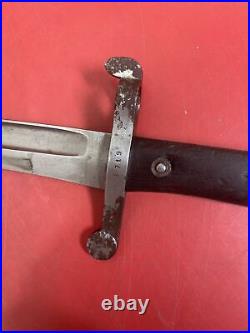 Original Portugese M1885 Austria Steyr Arsenal Made Bayonet And Scabbard