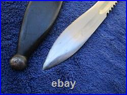 Original Swiss M1914 Pioneer Sawback Bayonet And Scabbard With Hanger