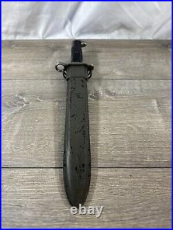 Original WWII US M1 Garand Bayonet AFH 10 Blade withFKF 1955 Scabbard