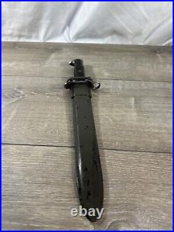 Original WWII US M1 Garand Bayonet AFH 10 Blade withFKF 1955 Scabbard