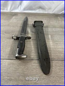 Original WWII US M1 Garand Bayonet AFH 10 Blade withFKF 1955 Scabbard