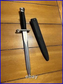 Original Wenger Swiss M57 M1957 Bayonet & Scabbard For SIG SG 57 Knife