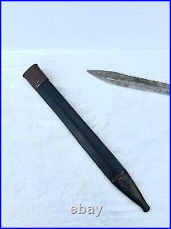 Original Ww1 German Sawback Blade Butcher Bayonet And Scabbard