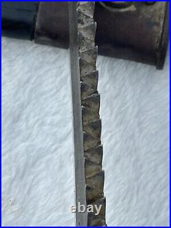 Original Ww1 German Sawback Blade Butcher Bayonet And Scabbard