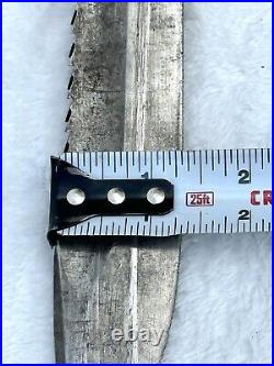 Original Ww1 German Sawback Blade Butcher Bayonet And Scabbard