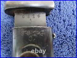 Original Ww2 German DDL 1941 Bayonet And Scabbard Matching Numbers