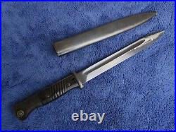 Original Ww2 German DDL 1941 Bayonet And Scabbard Matching Numbers