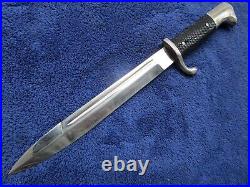 Original Ww2 German Dress Nco Short Bayonet And Scabbard Maker Wkc Solingen