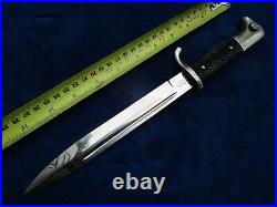 Original Ww2 German Dress Nco Short Bayonet And Scabbard Maker Wkc Solingen