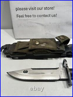 PHROBIS III M9 Bayonet Knife with Scabbard Case, USA Bayonet