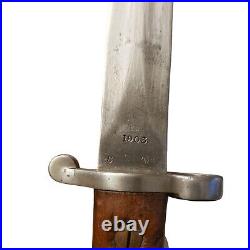 Pre WW1 British Army M1888 MK-II Bayonet & Scabbard With Frog Dated 1904