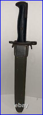 RARE US Army M1905E1 BOWIE POINT M1 RIFLE BAYONET With SCABBARD SA 1908 US 265862