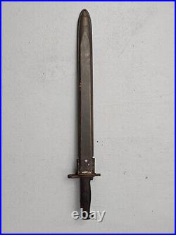 Rare Original US WW1 M1905 Springfield Bayonet 1908 with 1908 Dated Scabbard