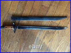 Real nice! Last Chance WWII Japanese Bayonet With Scabbard