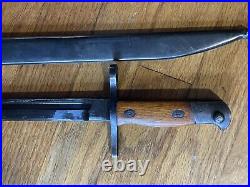 Real nice! Last Chance WWII Japanese Bayonet With Scabbard