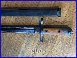 Real nice! Last Chance WWII Japanese Bayonet With Scabbard