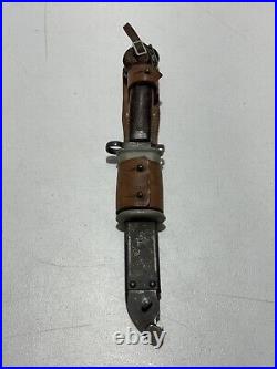 Romanian Bakelite Handle Wire Cutter Bayonet Scabbard