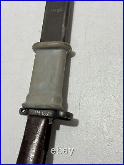 Romanian Bakelite Handle Wire Cutter Bayonet Scabbard