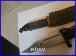 Romanian Bakelite Wirecutter Bayonet & Scabbard Type l Complete