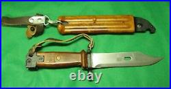 Russian Bakelite Wirecutter Bayonet & Scabbard