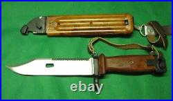 Russian Bakelite Wirecutter Bayonet & Scabbard