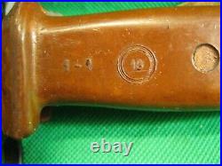 Russian Bakelite Wirecutter Bayonet & Scabbard