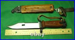 Russian Bakelite Wirecutter Bayonet & Scabbard