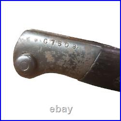 Simson & Co Suhl Mauser Bayonet & Scabbard