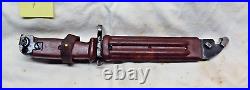 Soviet Russian Military Izhevsk 74 Bayonet With Frog And Scabbard