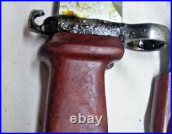 Soviet Russian Military Izhevsk 74 Bayonet With Frog And Scabbard