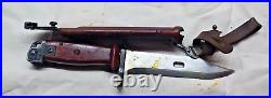 Soviet Russian Military Izhevsk 74 Bayonet With Frog And Scabbard. 1