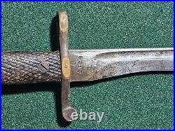 Spain Spanish FN Toledo WW2 M1941 Bayonet Fighting Knife Bayonet with Scabbard