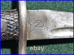 Spain Spanish FN Toledo WW2 M1941 Bayonet Fighting Knife Bayonet with Scabbard