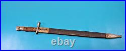 Spanish Model 1893 / 1913 Mauser Long Bayonet + Scabbard Toledo Arsenal