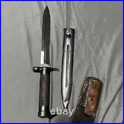 Swedish M1896 Bayonet EJAB Manufactured 8.37 Blade With Scabbard