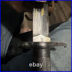 Swedish M1896 Bayonet EJAB Manufactured 8.37 Blade With Scabbard