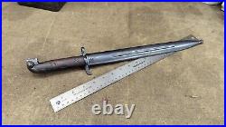 Swedish M1914 Bayonet for 6.5 1894/14 Mauser Carbine With Scabbard