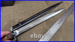 Swedish M1914 Bayonet for 6.5 1894/14 Mauser Carbine With Scabbard