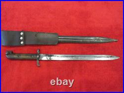 Swedish Model 1914 Bayonet WithScabbard WithLeather Frog