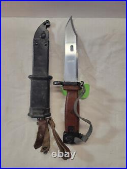 Type 2 Bayonet Polish Military VG Condition Scabbard (Non Matching)