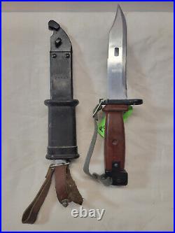 Type 2 Bayonet Polish Military VG Condition Scabbard (Non Matching)