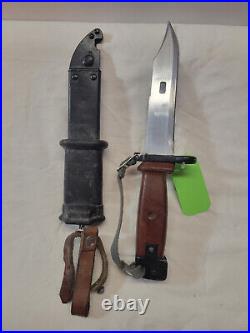 Type 2 Bayonet Polish Military VG Condition Scabbard (Non Matching)