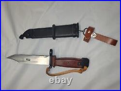 Type 2 Bayonet Polish Military VG Condition Scabbard (Non Matching)