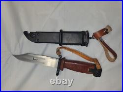 Type 2 Bayonet Polish Military VG Condition Scabbard (Non Matching)