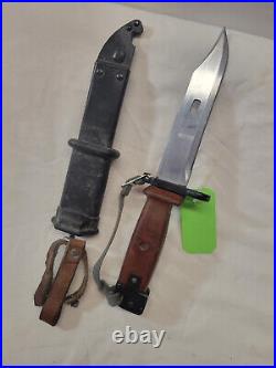 Type 2 Bayonet Polish Military VG Condition Scabbard (Non Matching)